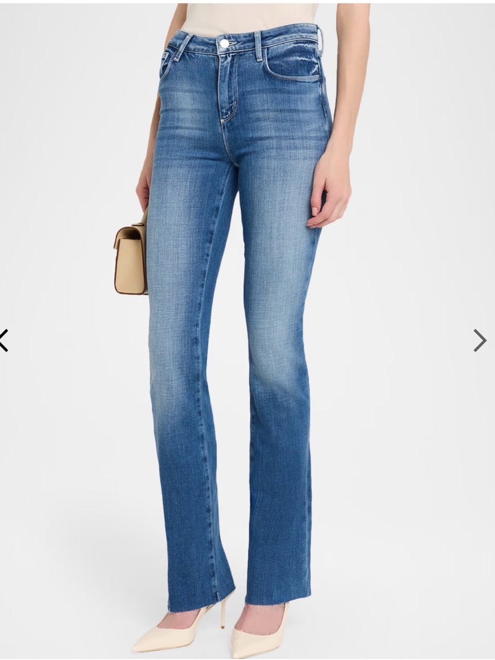 L'AGENCE Ruth High Rise Straight Leg Jeans Size 30 $265